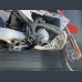 Skid plate with exhaust guard with plastic bottom for 2T KTM, Husqvarna, Gasgas 2024-2025.